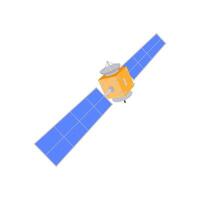GEO Satellite, Space Illustration vector