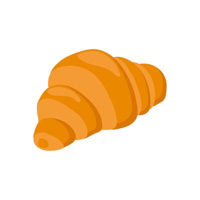 Croissant , Autumn illustration