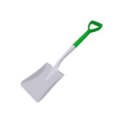 Spade Flat Icon, illustration