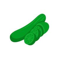 Cucumber Flat Icon, illustration vector