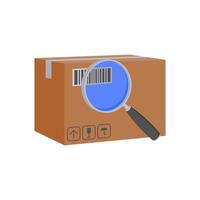 Tracking Code, Delivery Service illustration vector
