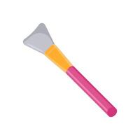 Facial Mask Brush, Cosmetics illustration vector