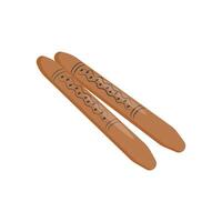 Clapping Sticks, Australia Symbols vector