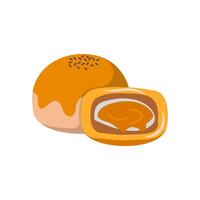 Egg Yolk Pu, China Symbols Illustration vector