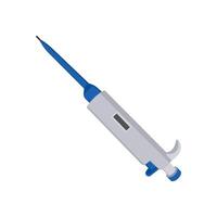 Automatic Pipette Flat Icon, illustration vector