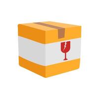 Fragile Parcel, Delivery Service illustration vector