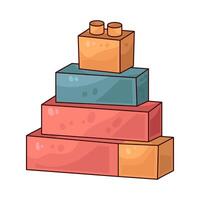 Illustration of Building Bricks vector