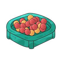 Illustration of Ball Pit vector