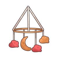 Illustration of Nursery Mobile vector