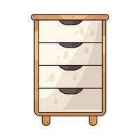 Illustration of Changing Table vector