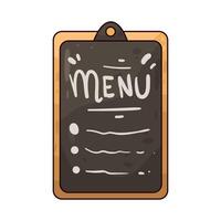 Illustration of Cafe Menu vector