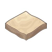 Illustration of Paper Napkin vector