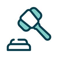 Get this amazing icon of auction in modern style vector