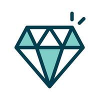 A shining diamond, representing high value or premium quality vector