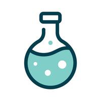 A lab flask, representing innovation in business or finance vector