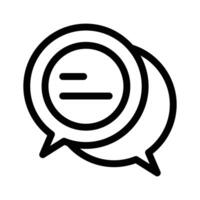 Speech bubbles, representing communication or customer feedback vector