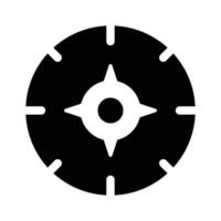 Compass icon design in trendy style vector
