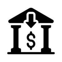 Take a look at this amazing icon of bank in modern style vector