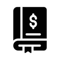 A ledger icon, symbolizing bookkeeping or financial records vector