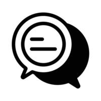 Speech bubbles, representing communication or customer feedback vector