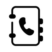 Get this amazing icon of contact book in modern style vector