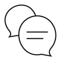 Chat Message Icon Design vector