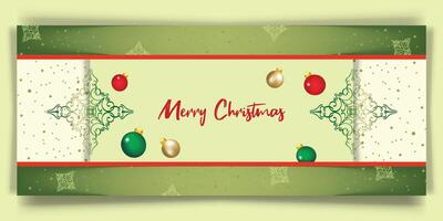 Unique and attractive banner design for Christmas vector