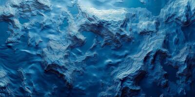 Abstract Ocean Depth Map Blue Topographic Relief Texture photo