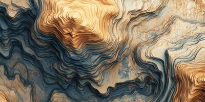 Abstract Topographic Map Layers Contour Lines Aerial View Earth Terrain Geology Landscape Design photo