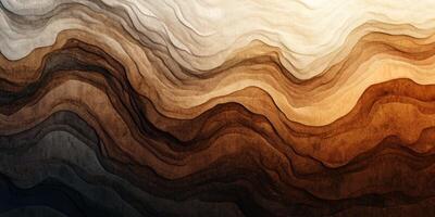 Abstract Earth Tones Landscape Brown Gradient Wavy Texture Background photo