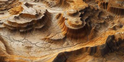Aerial Desert Landscape Canyon Texture Mountain Range Topographic Map photo