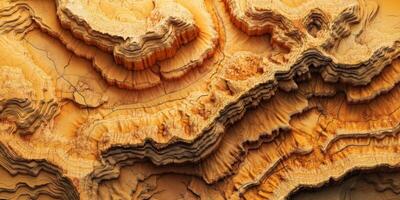 Aerial View Desert Canyon Landscape Topographic Map Texture photo