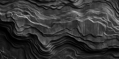 Monochromatic Topographic Map Abstract Layered Stone Texture photo
