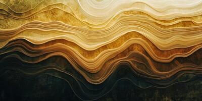 Abstract Earth Toned Landscape Wavy Lines Gradient Texture Background photo