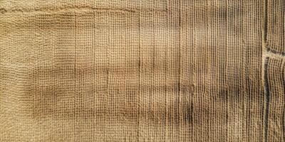 Aerial View of Textured Brown Agricultural Field with Furrows and Lines Capturing the Essence of Rural Farming Practices and Soil Patterns photo