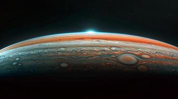 Stunning Jupiter High Resolution Planet Image Space Exploration Cosmic Background photo