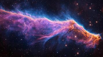 Cosmic Nebula Vibrant Galaxy Stars Space Background photo