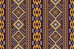 Geometric patterns design on black background vector