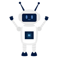 Smart AI Robot with Advanced Technology png