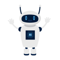 Advanced AI Robot Concept for Technology png