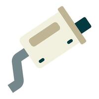 Muffler icon for web, app, infographic, etc vector