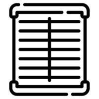 Air Filter icon for web, app, infographic, etc vector