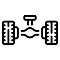 Axle icon for web, app, infographic, etc vector