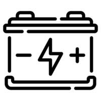 Battery icon for web, app, infographic, etc vector