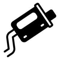 Muffler icon for web, app, infographic, etc vector