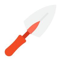 Brick trowel icon for web, app, infographic, etc vector