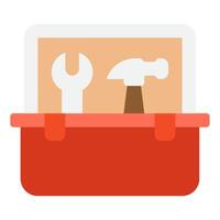 Toolbox icon for web, app, infographic, etc vector