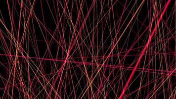abstract red lines on a black background video