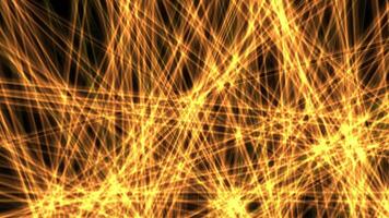 abstract golden lines on a black background video