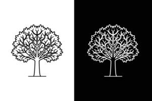 Simple Tree Icon Design. Editable Template for Versatile Use vector